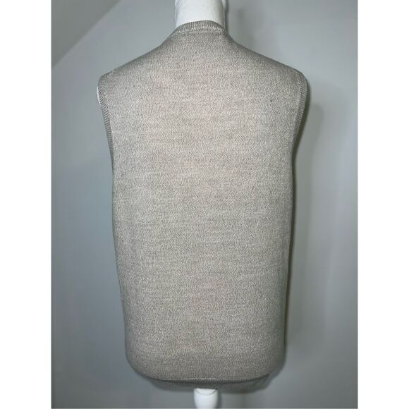Vintage Ivory Dark Academic Sweater Vest SMALL - Picture 4 of 8